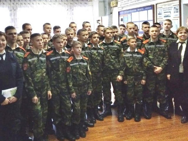 Курсанты Костромского кадетского корпуса посетили наш филиал